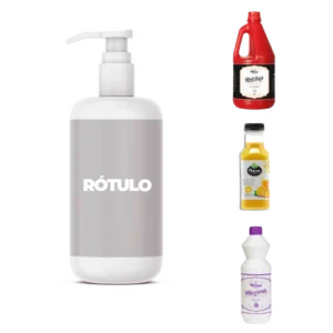 Rótulo Manga- Ideal para Frascos, Garrafas, Potes, Galões e outros.