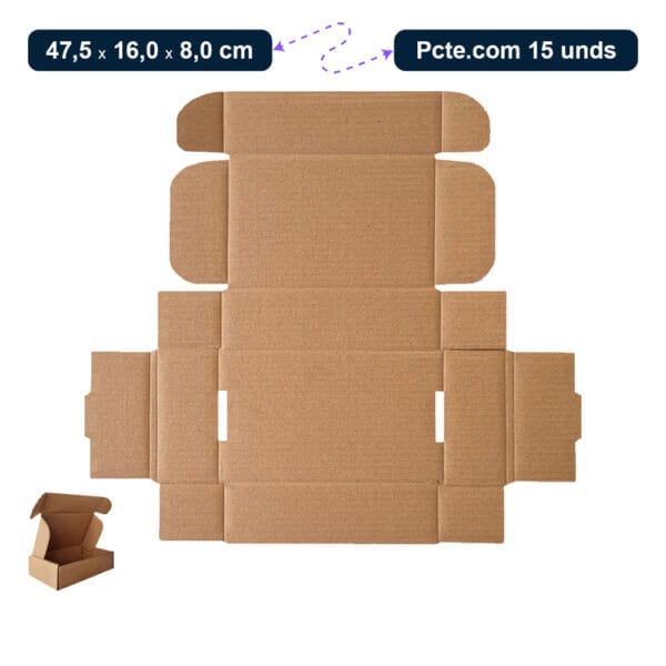 Caixa de papelão para Correio - 475x160x80 - Imagem 2